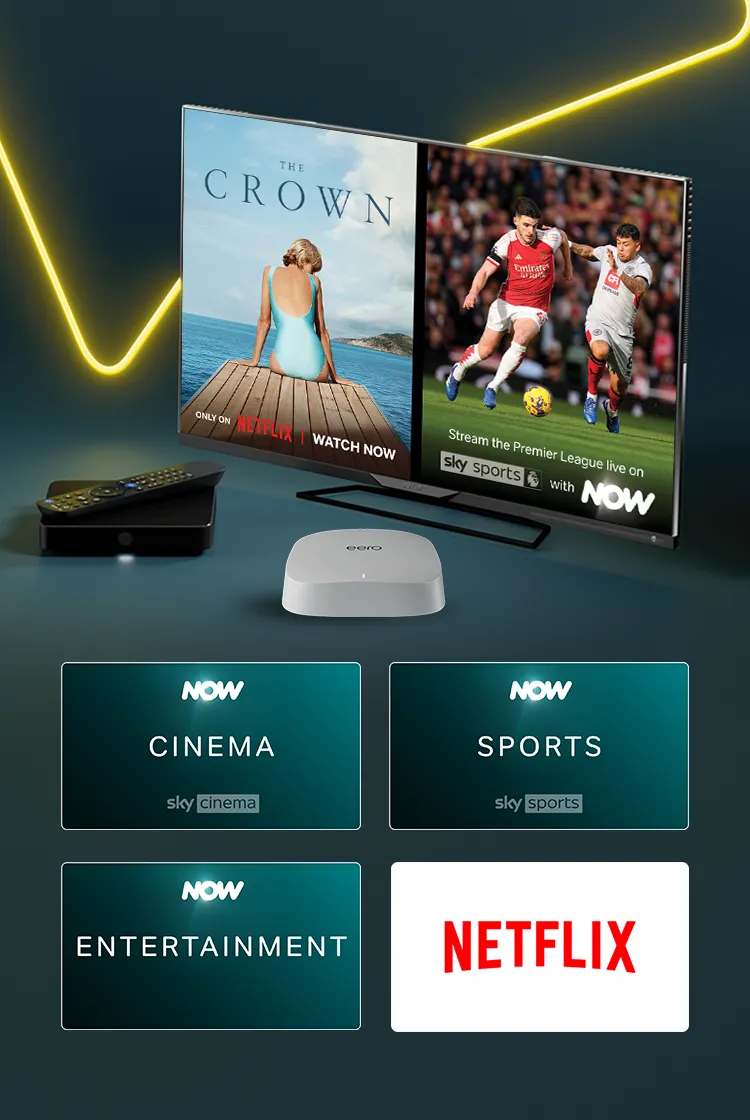 The Crown on Netflix with TalkTalk TV