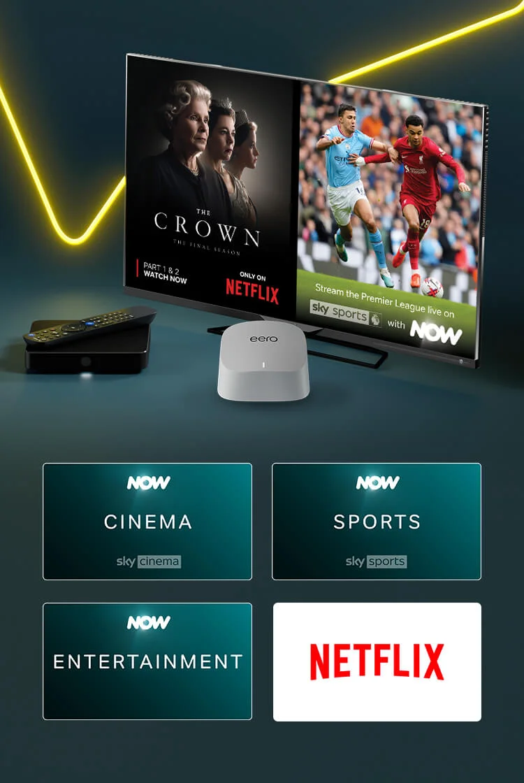 The Crown on Netflix with TalkTalk TV