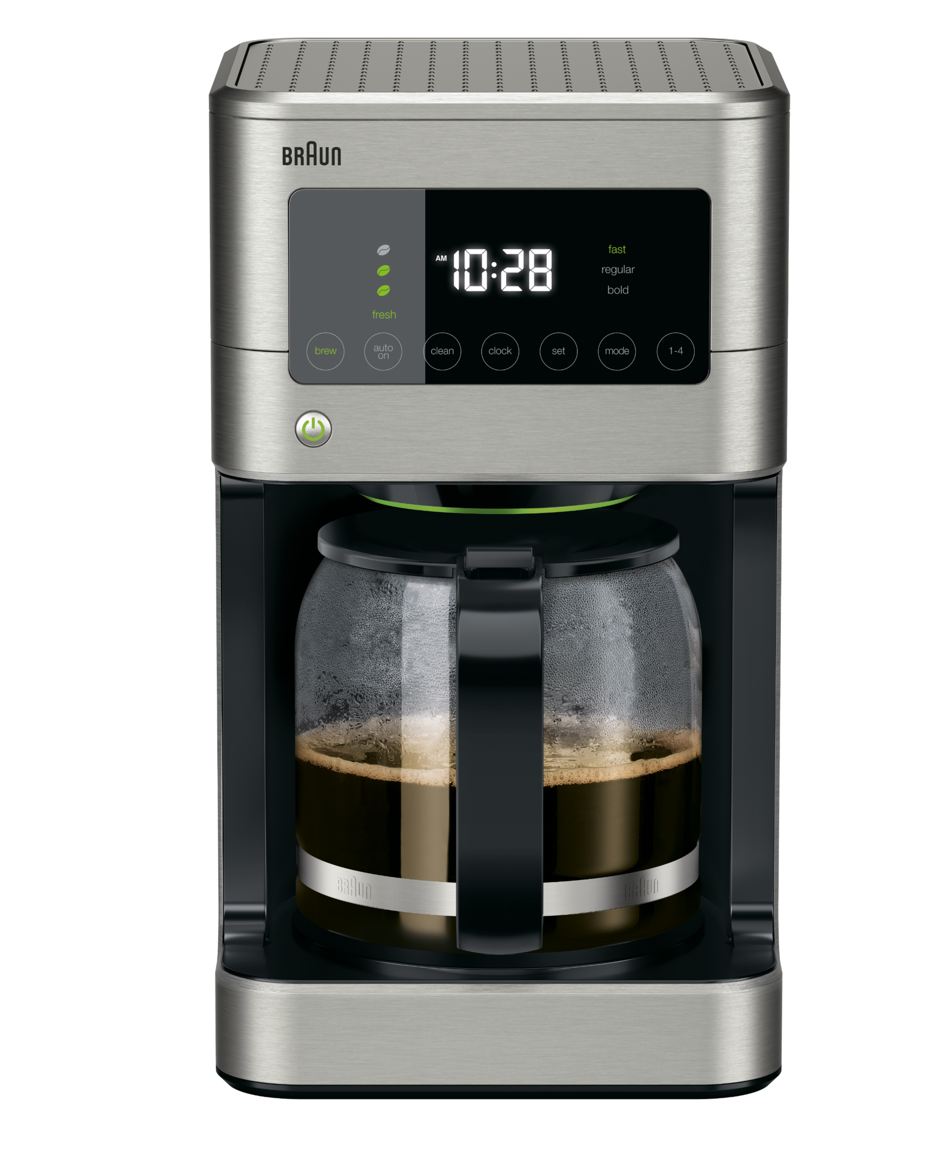 Braun Drip Coffee Maker (KF7150BK) - 12-Cup - Black/Stainless Steel