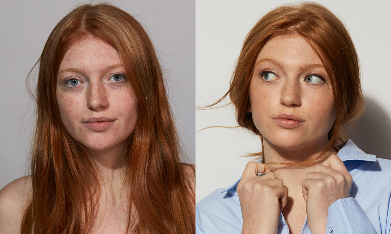 Makeup for redheads with freckles
