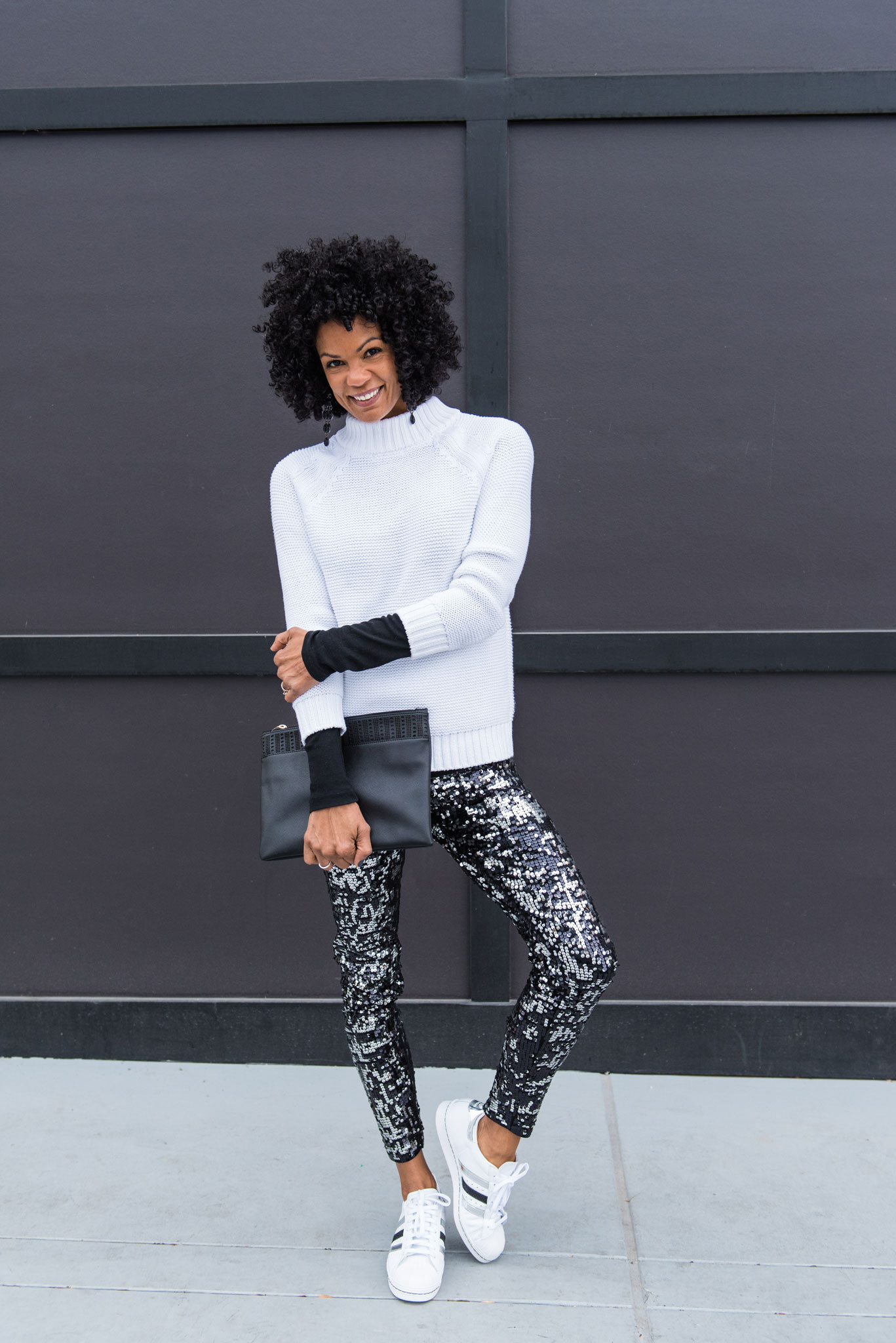 Sequin Leggings Under $100 | Holiday Party Outfits | Express Holiday | Sequins  leggings outfit, Trendy party outfits, Outfits with leggings