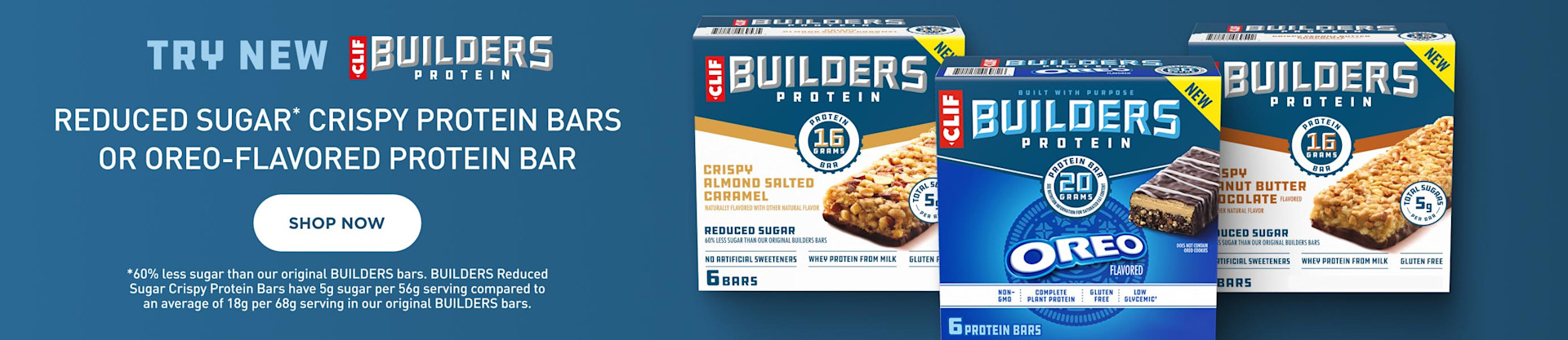 Try New BUILDERS Protein Bars