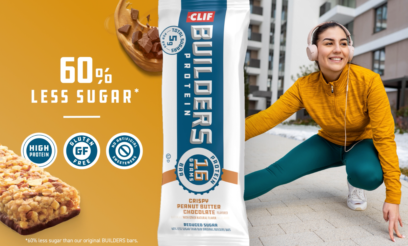 Try CLIF BUILDERS Crispy Bar in Two Flavors