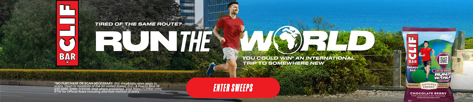Enter the Run the World Sweepstakes