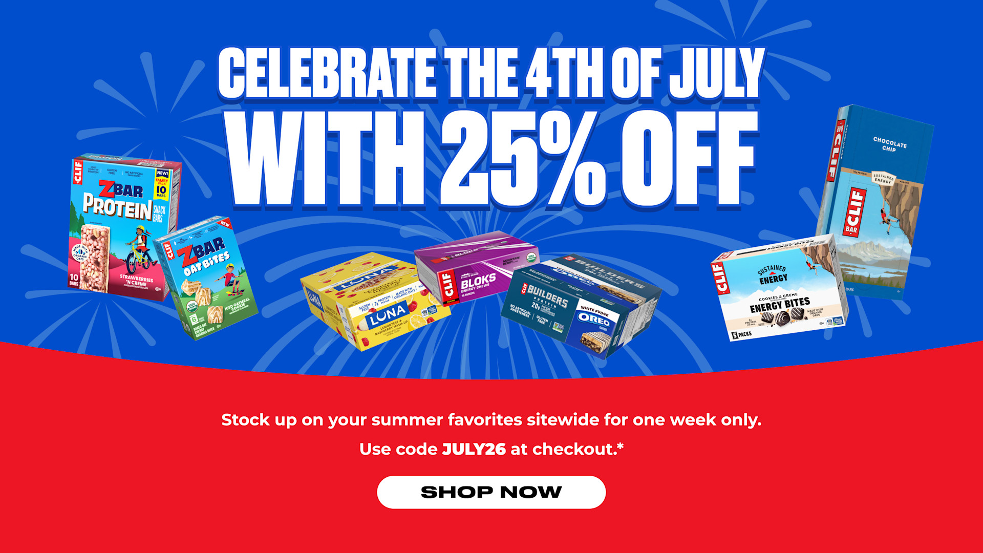 Use code JULY26 at checkout for 25% off.