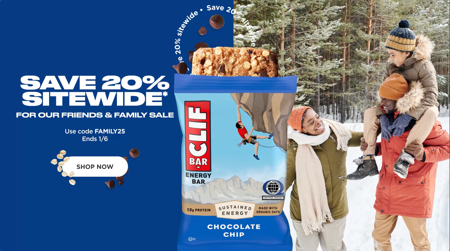 Friends and Family Sale: Save 20% sitewide with code FAMILY25 through 1/6/26.