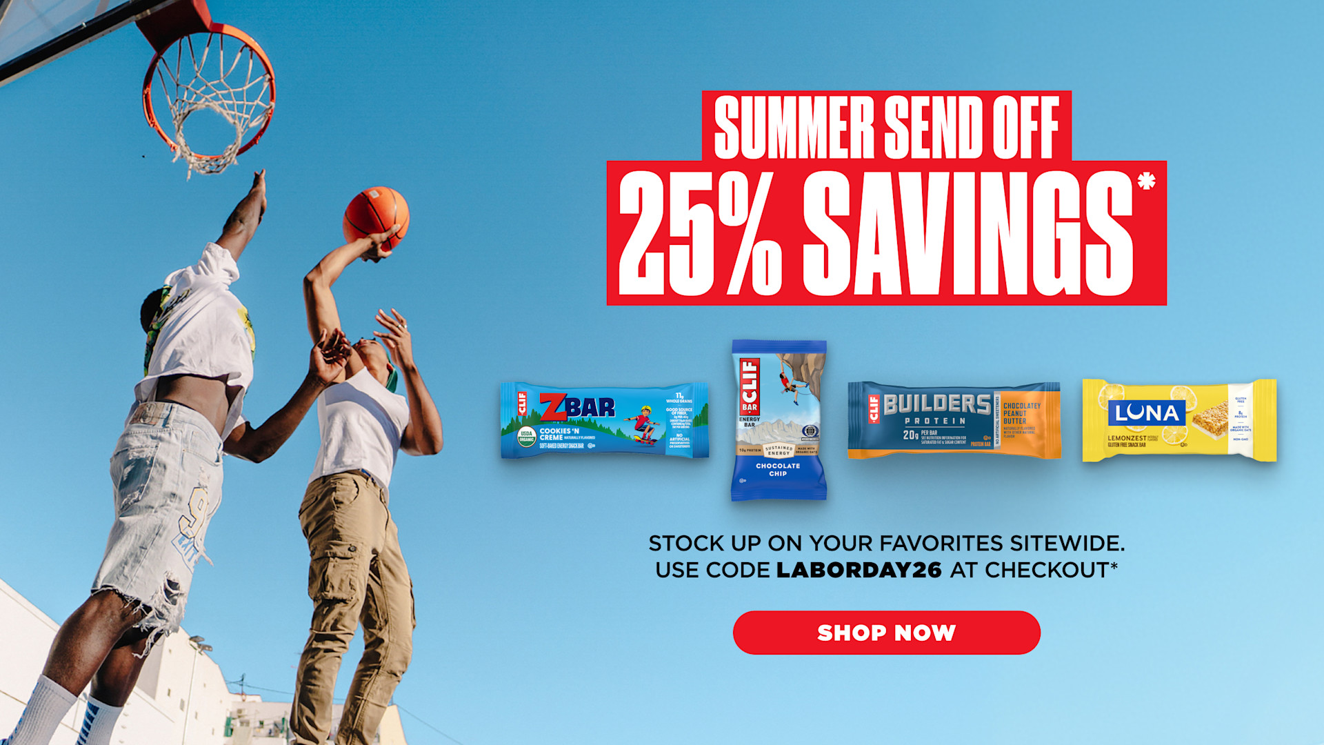 Labor Day. 25% Off Sitewide.