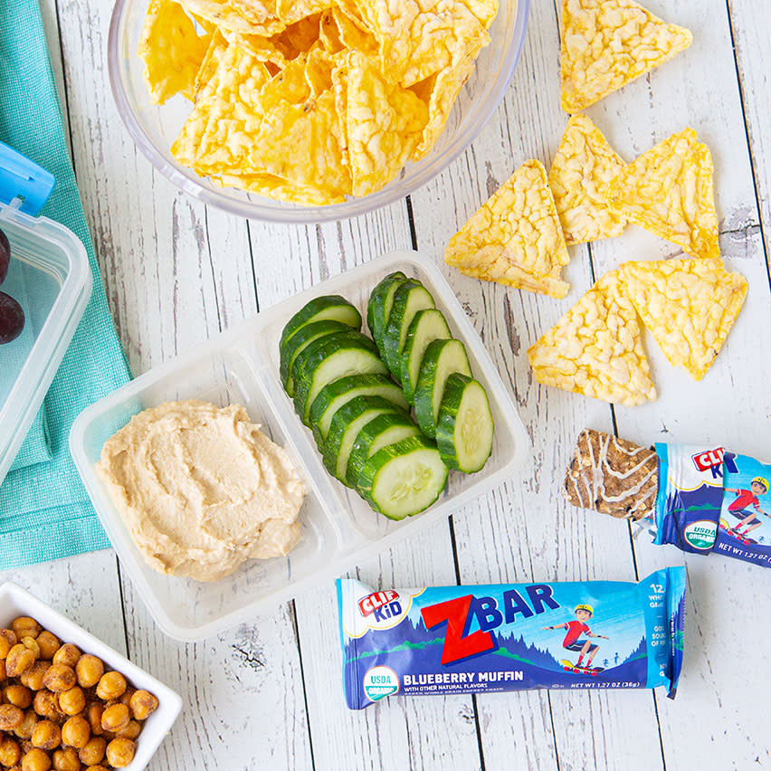 Visual CLIF Kid Zbar and school snacks