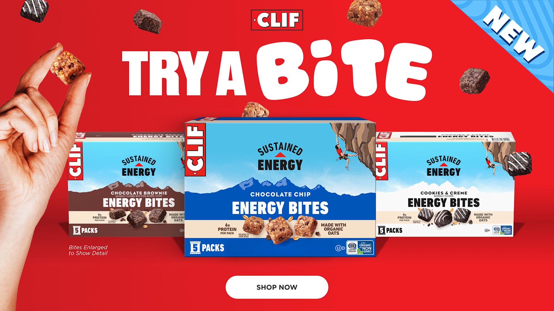 Try CLIF BAR Energy Bites