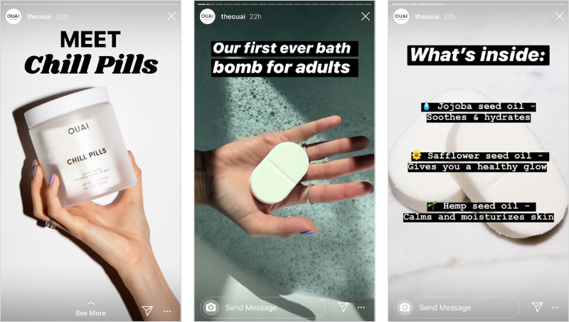 Instagram Stories allow brands to post more organic content.