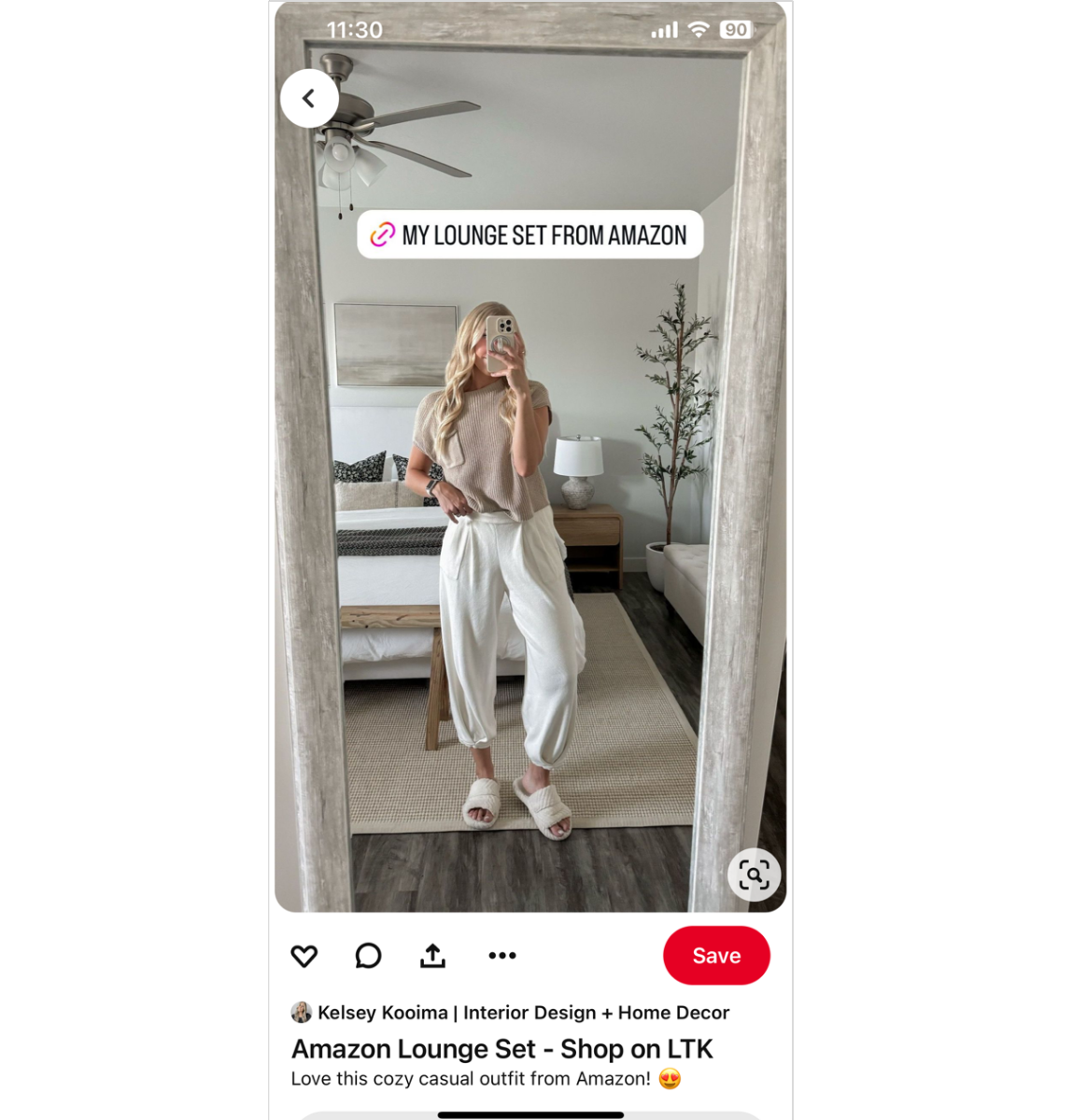 Creator Kelsey Kooima uses LTK affiliate links on Pinterest