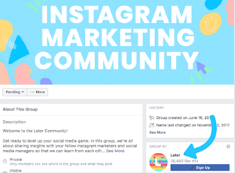 Facebook Group Examples How to Use Facebook Groups to Grow Your Business - Later Blog