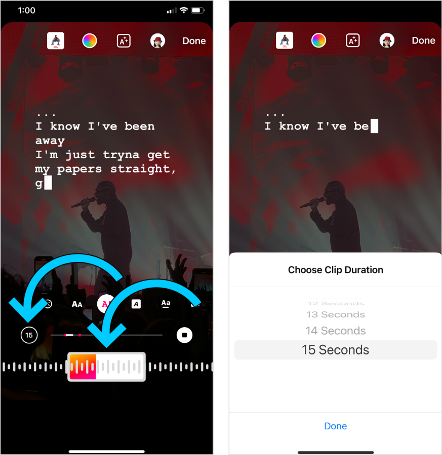 How To Add Music to Instagram Stories — Step 3
