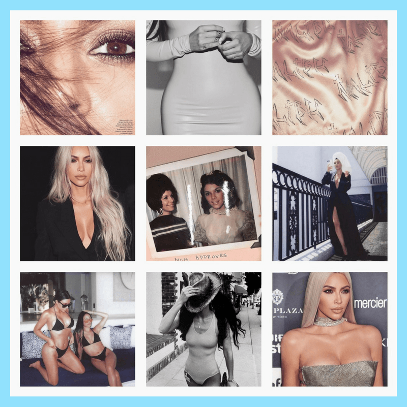 Kim Kardashian's New & Improved Instagram Theme