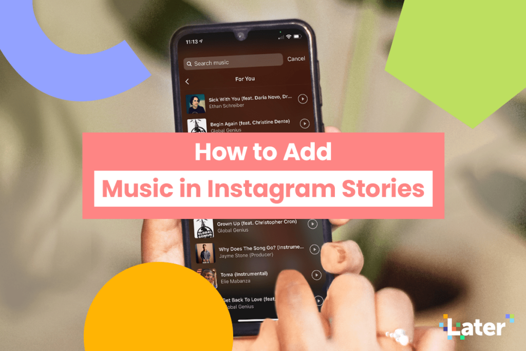 How to save instagram story with music