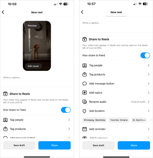 How to Upload IG Reels