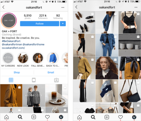 Brands are taking stories as seriously as their regular Instagram posts by creating highly designed stories that stand out on Instagram. - Consistent Instagram Aesthetic