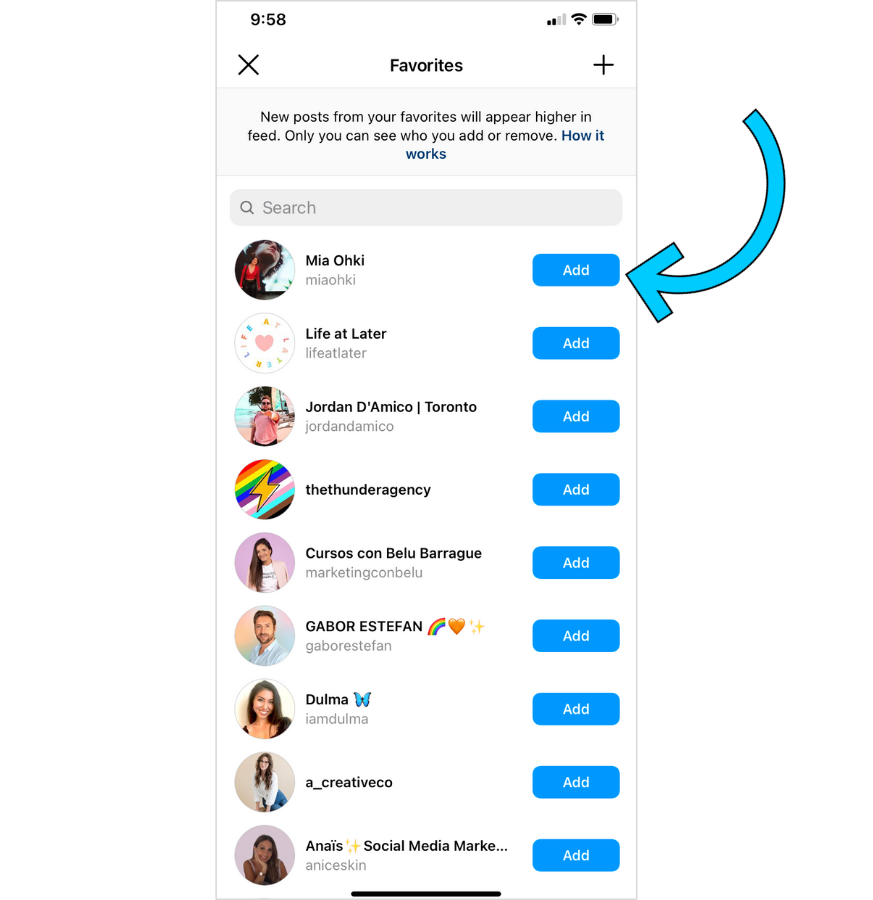 How To Add To Favorites On Instagram 