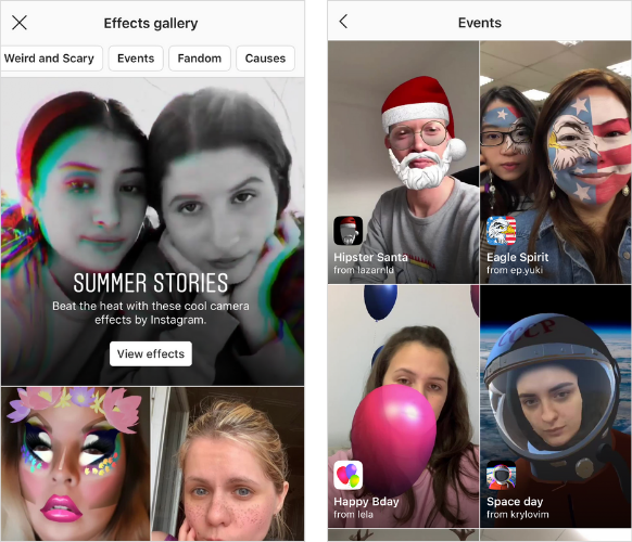 13 Fun AR Effects for Instagram Stories