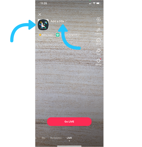how to go live on tiktok iphone
