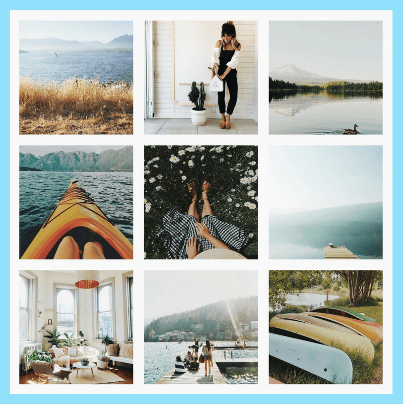 Bright, Light, & Colorful Instagram Theme
