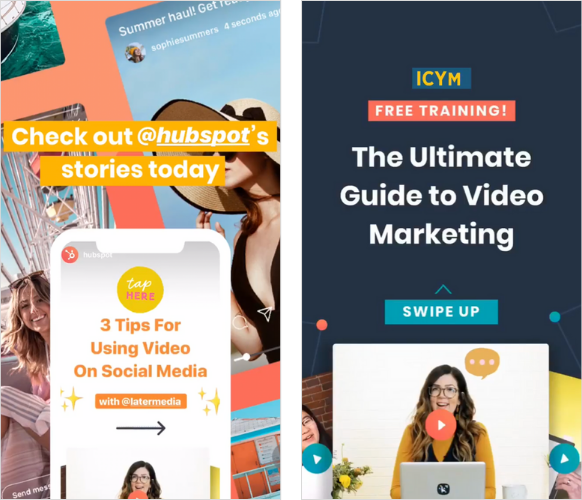 HubSpot to create a free guide to creating engaging video content for Instagram feed.