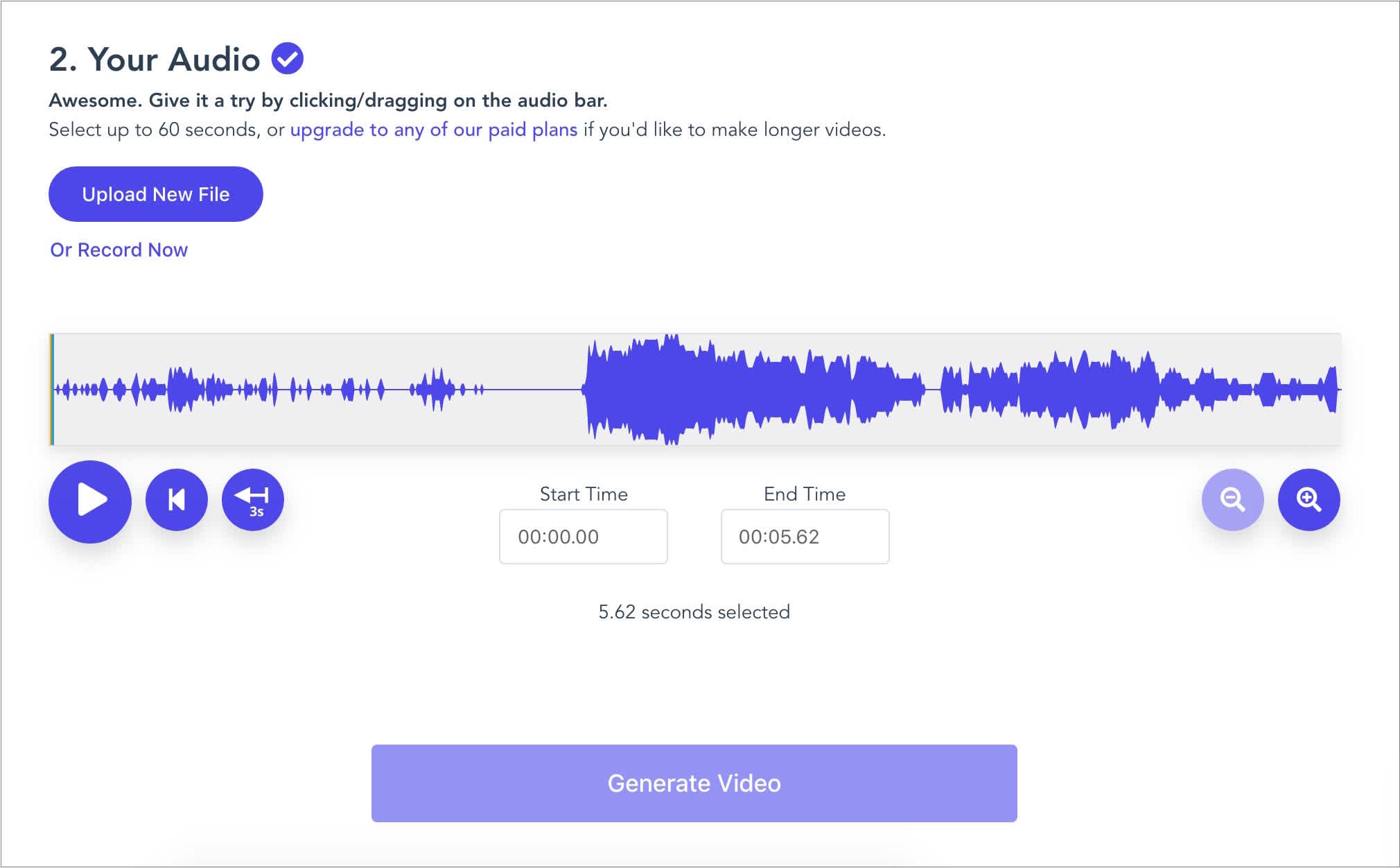 Wavve actually integrates with Subtitle to let add captions to audio.