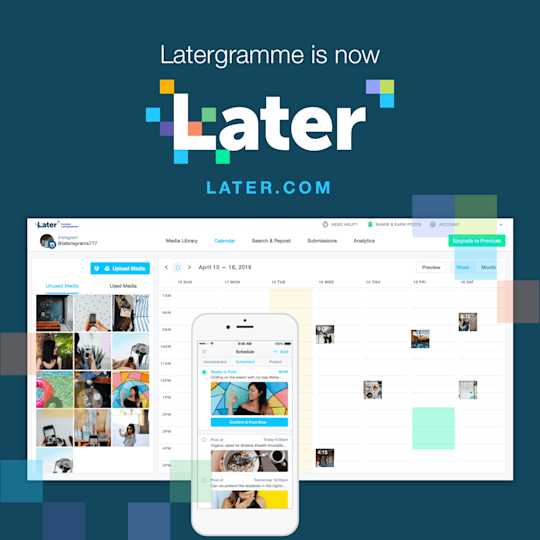 Latergramme is now Later!