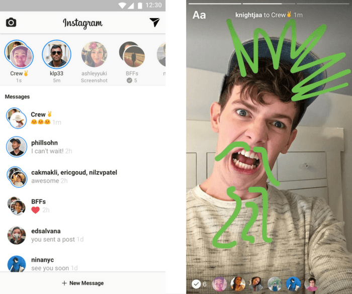 Instagram Launches Live Video and Disappearing Messages Later Blog