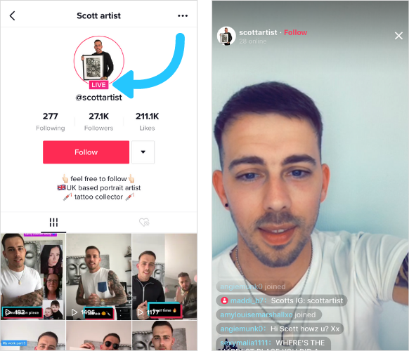 Traffic and Sales from TikTok