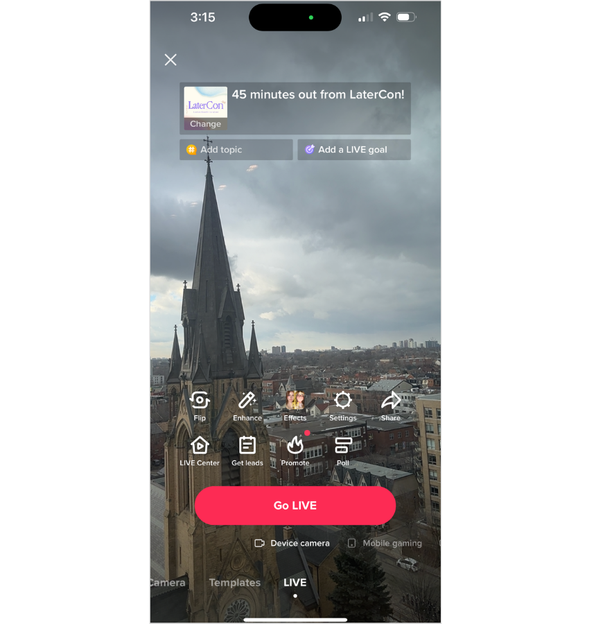 A step-by-step guide on how to go live on TikTok - edit