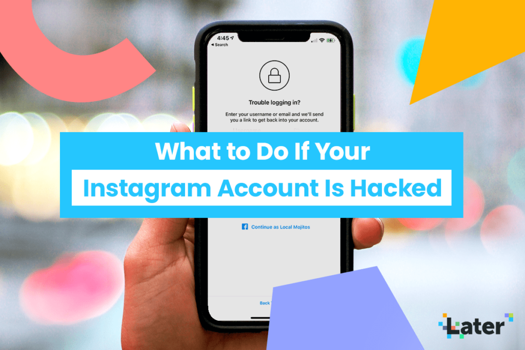 instagram hacking message