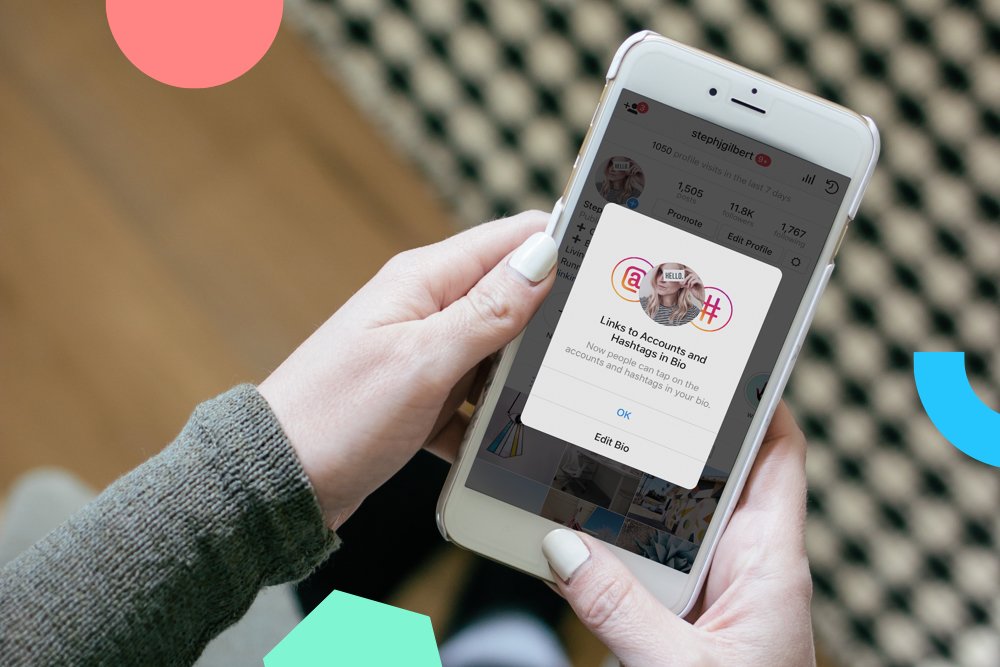 How to Add Username & Hashtag Links to Your Instagram Bio