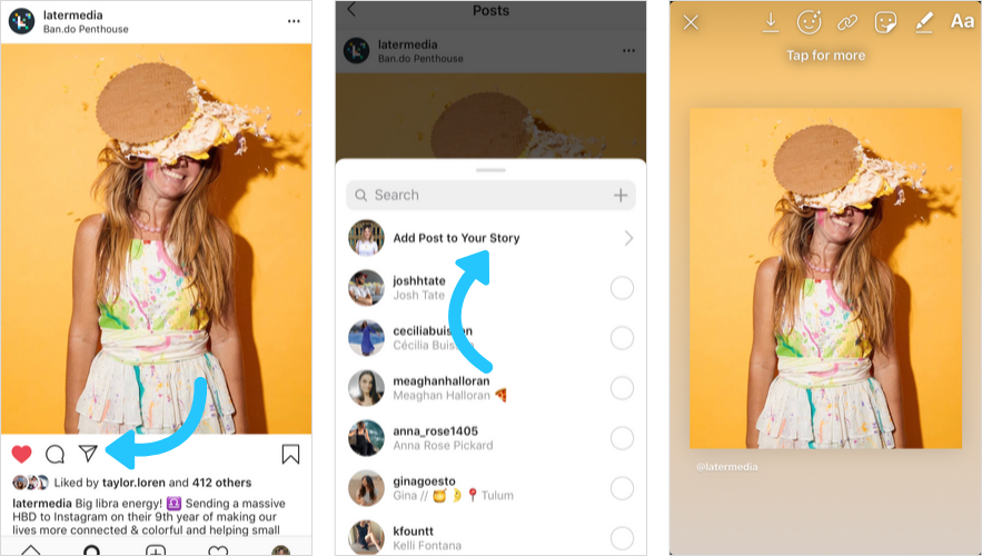 How To Share An Instagram Post To Your Story