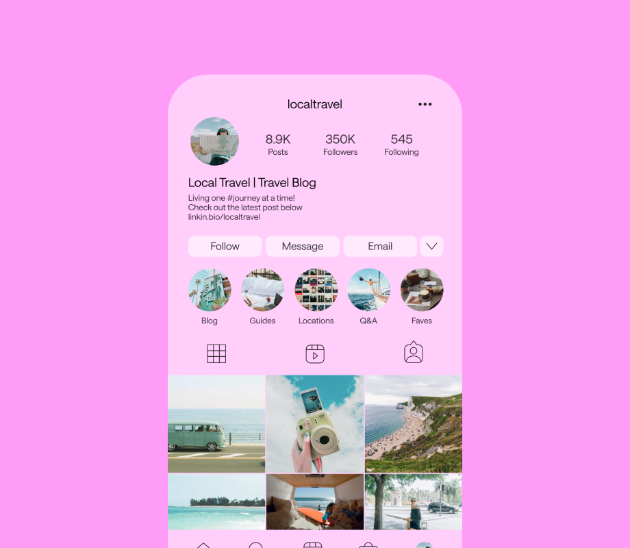 Plan Your Instagram Feed Blog: Horizontal Share
