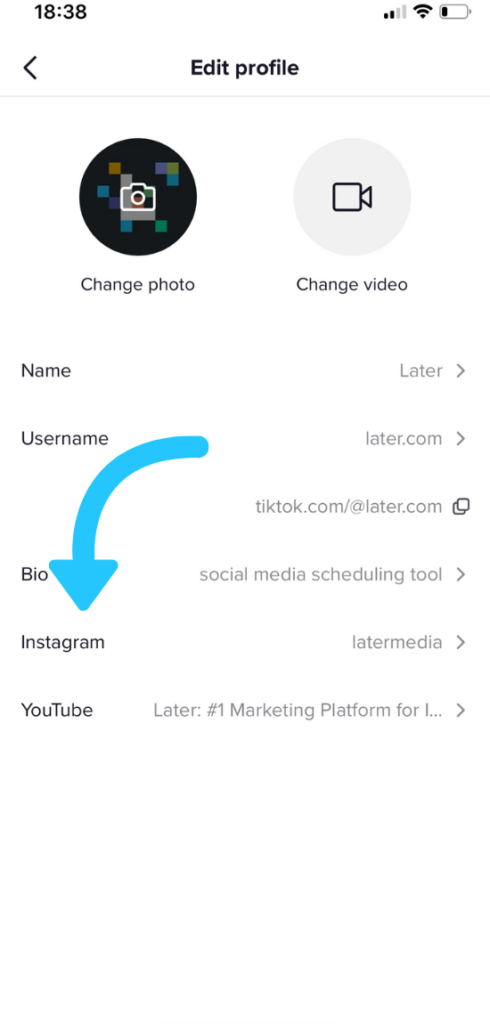 How to Link an Instagram Account to a TikTok Profile