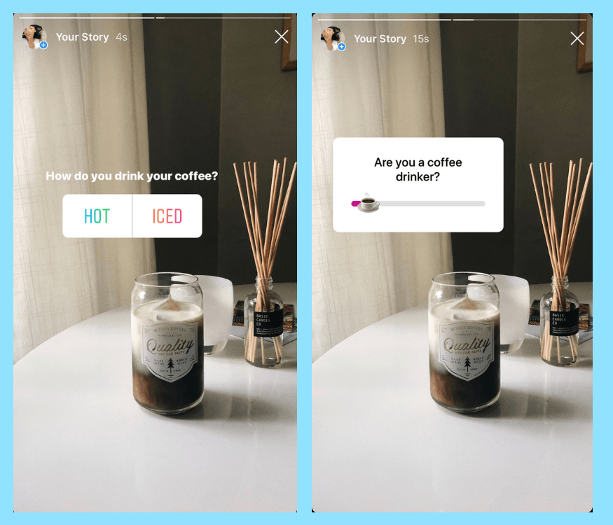 Instagram Stories polls are a great tool to start engaging with your audience