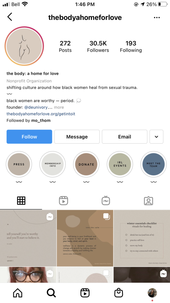 Strategically Use Instagram Stories Highlights in Your Instagram Bio