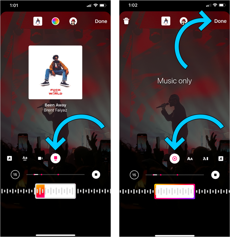 How To Add Music to Instagram Stories — Step 4