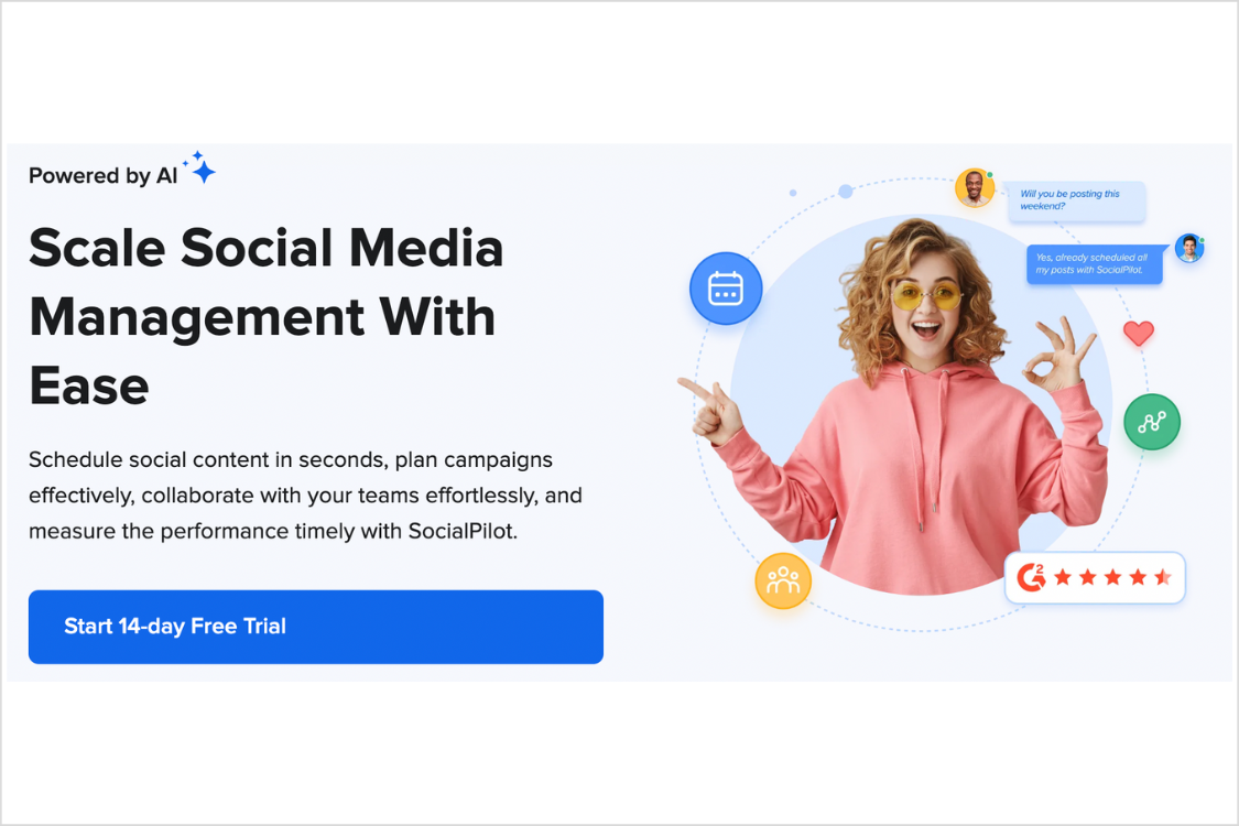 SocialPilot homepage