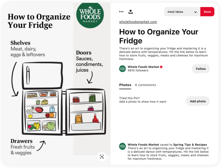 Brands on Pinterest Whole Foods 