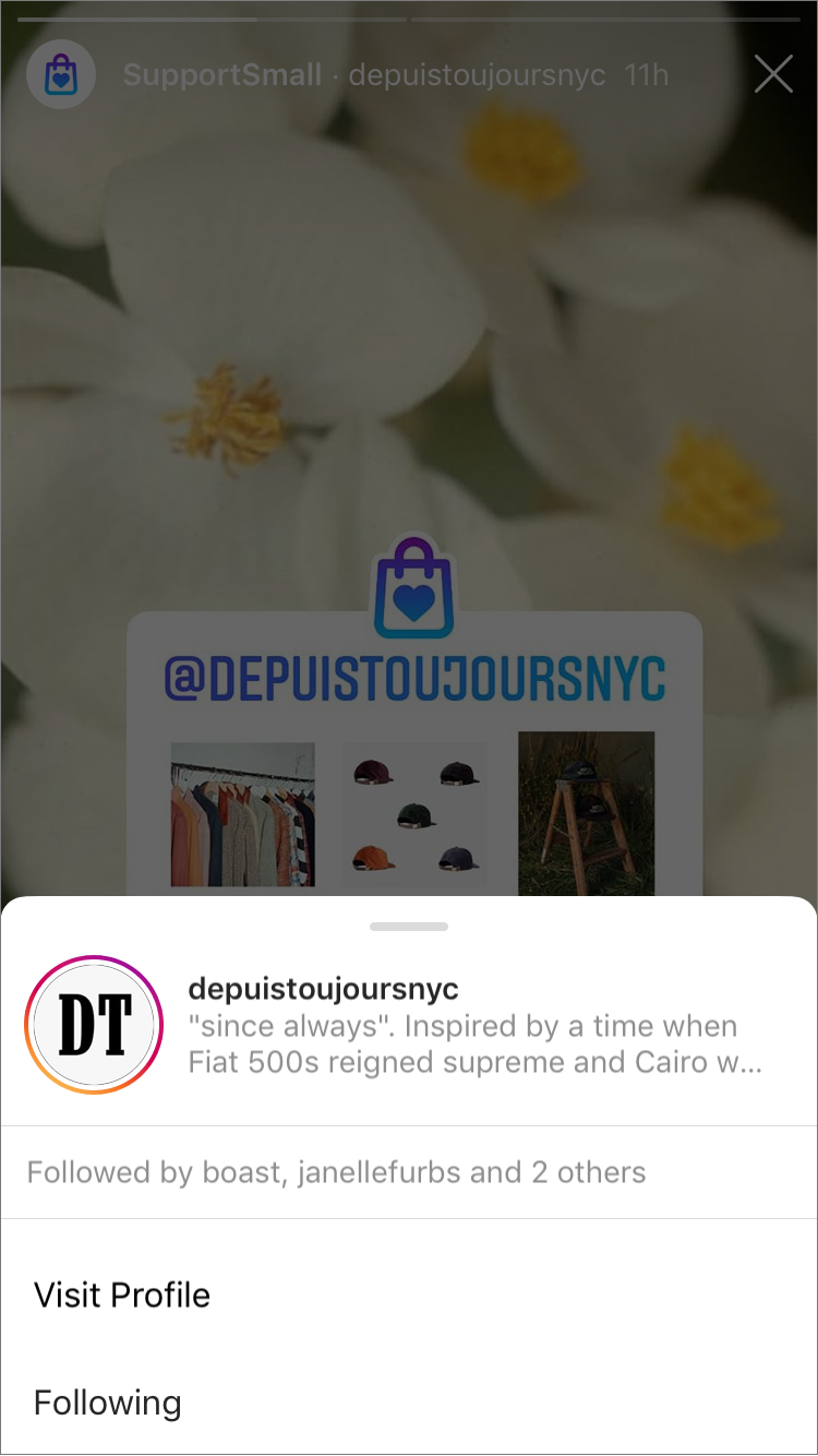 How To Use Instagram's New Support Small Business Sticker - Later Blog