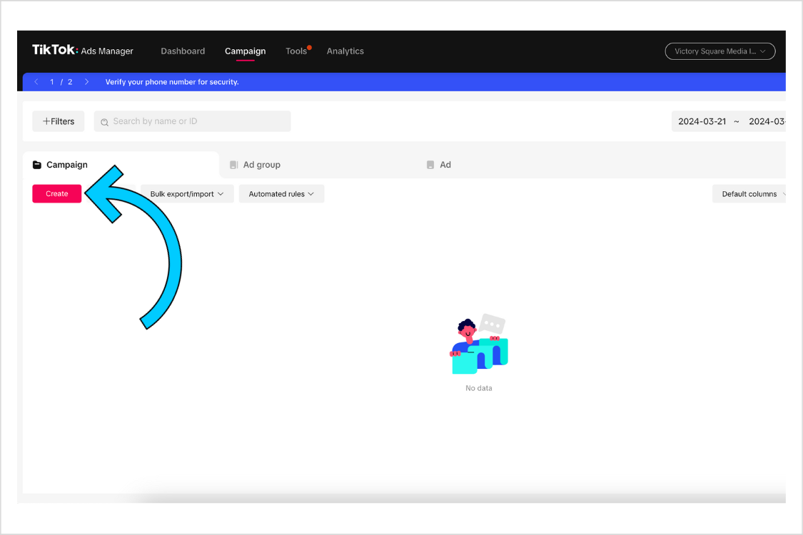 How to Create a TikTok Ads Campaign Step 2