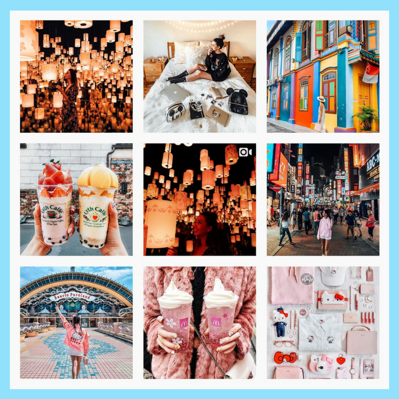 Taramilktea’s Bold & Vibrant Instagram Theme