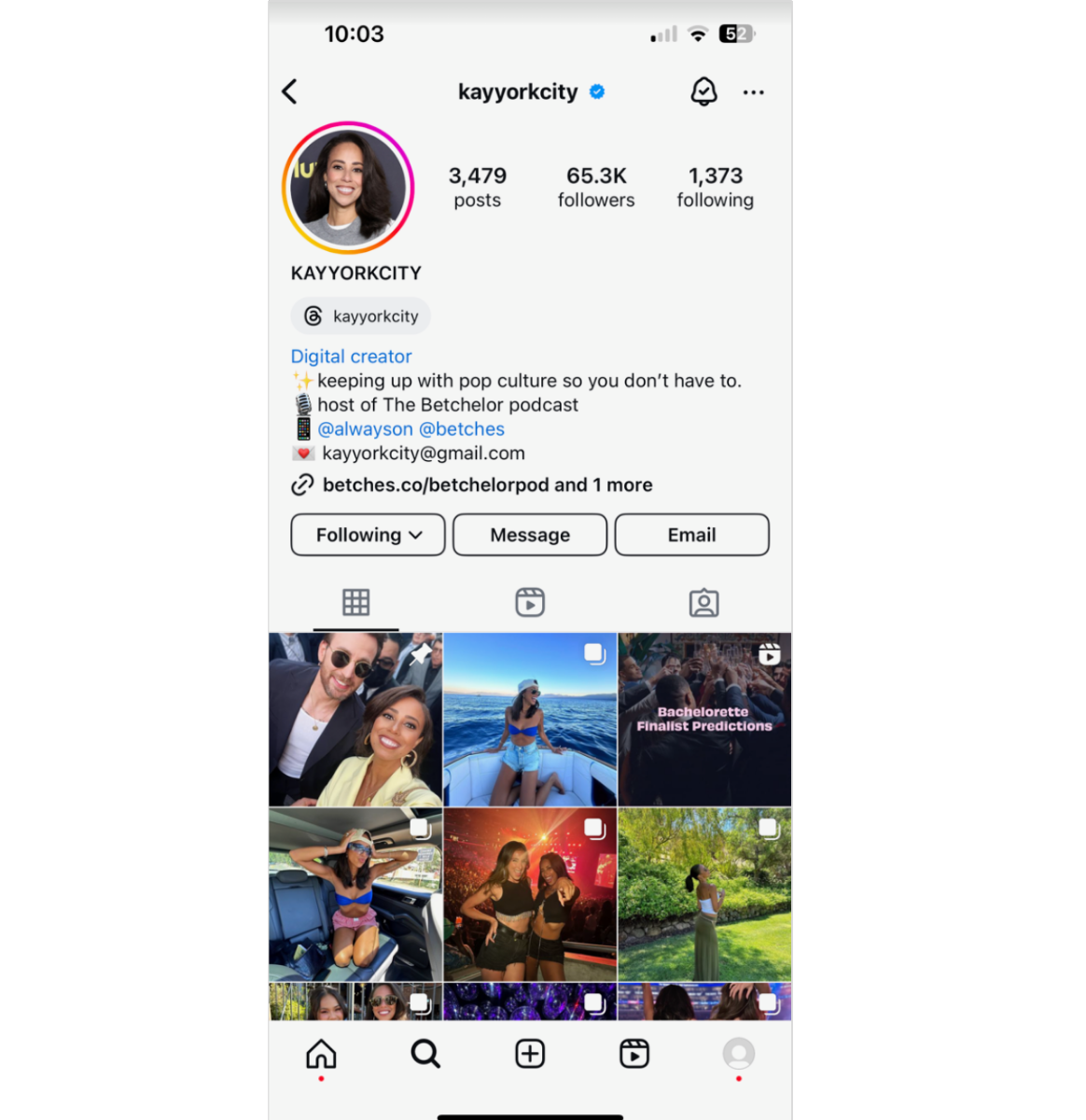 Kay Brown instagram profile