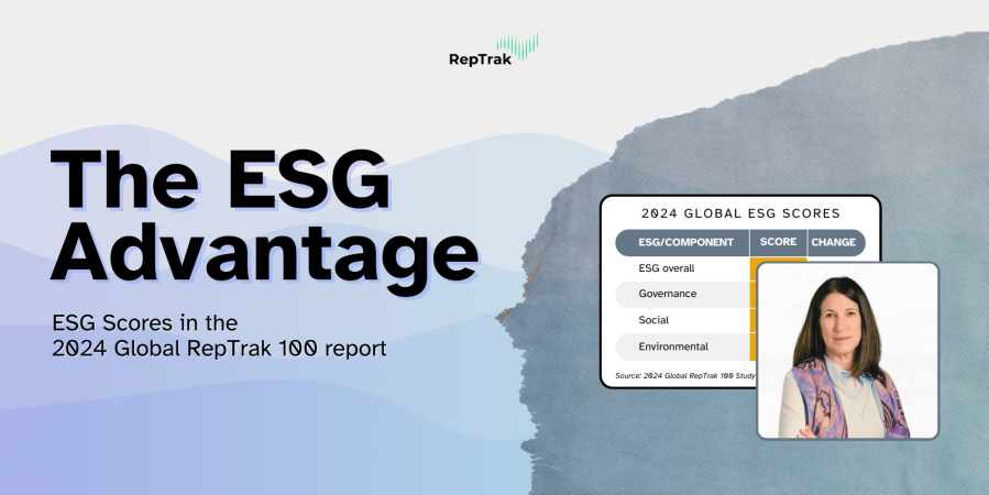 2024 Global RepTrak 100 ESG Blog Header