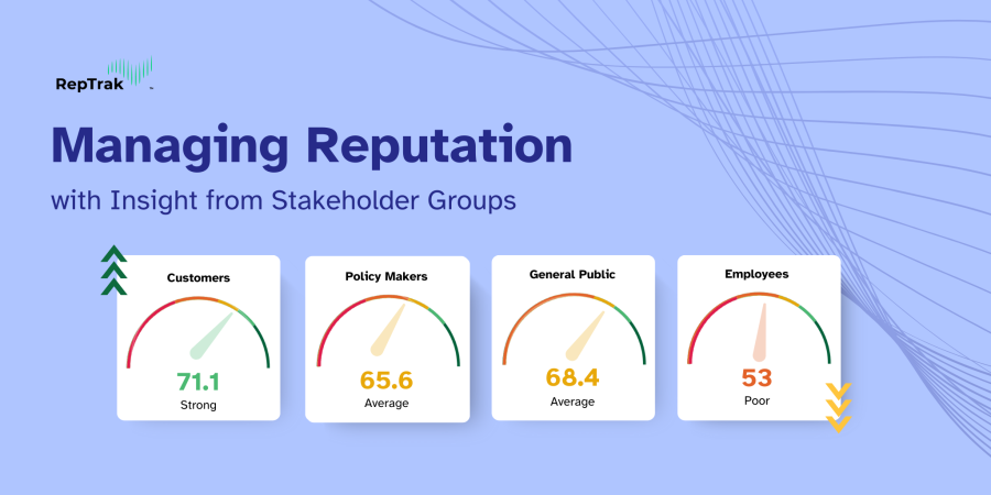 Managing Reputation with Insight from Stakeholder Groups