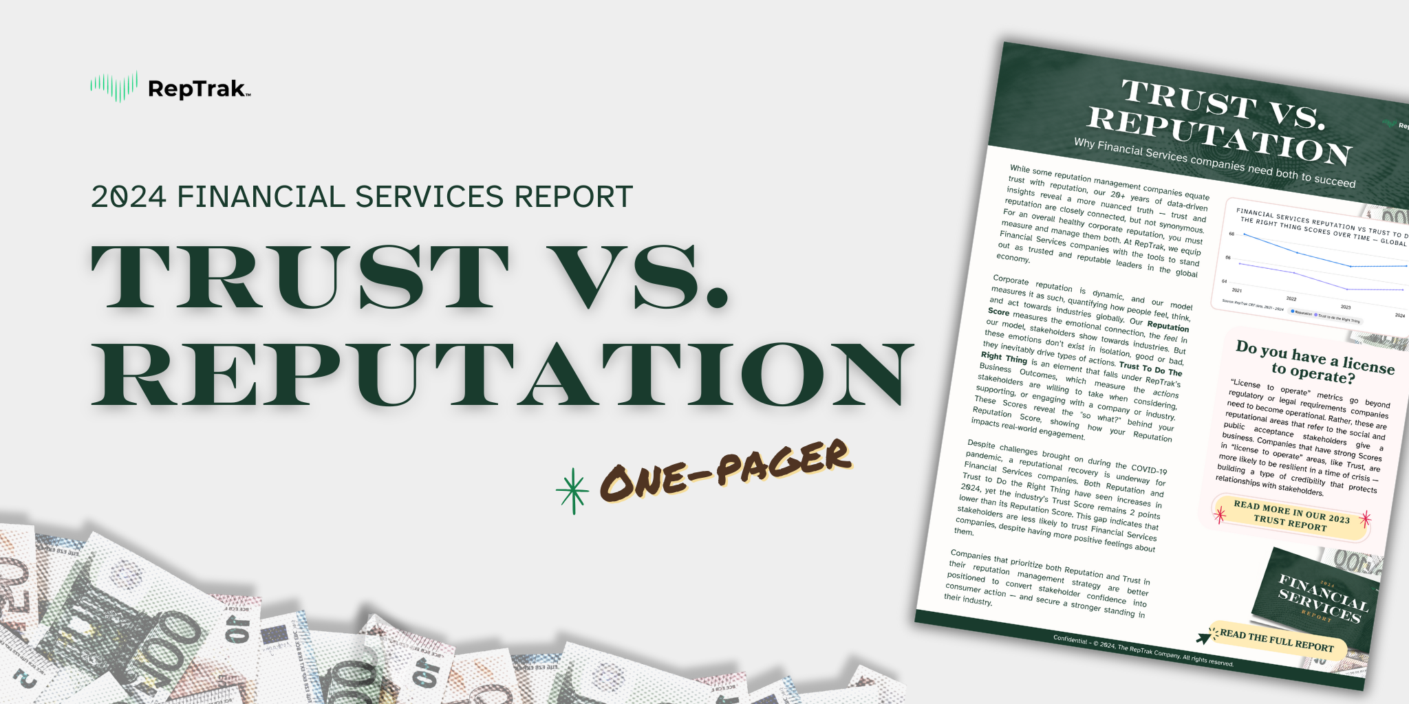 Financial Services Report One Pager Header