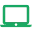 Simple laptop icon