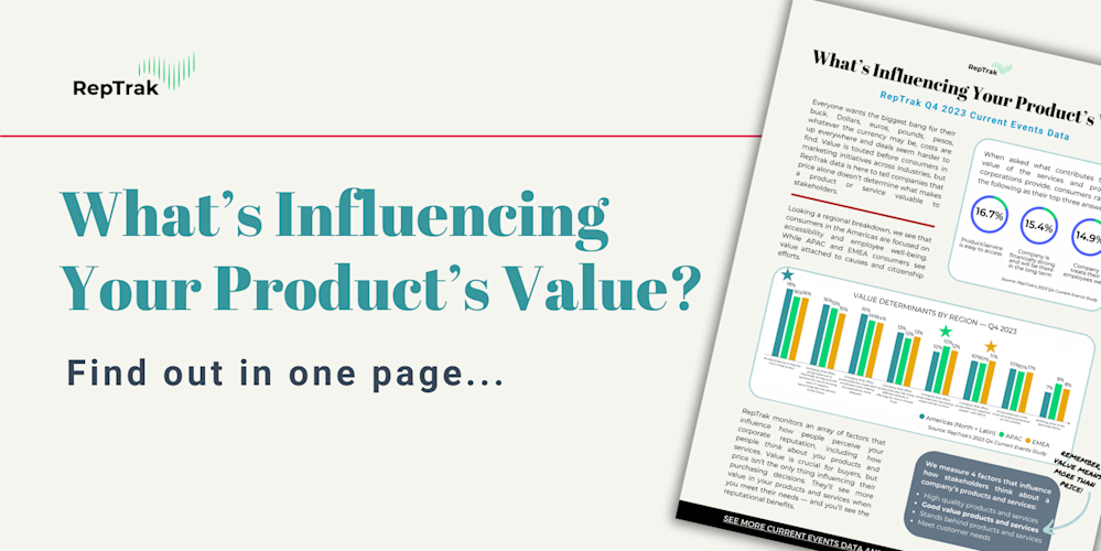 What’s Influencing Your Product’s Value? One-Pager